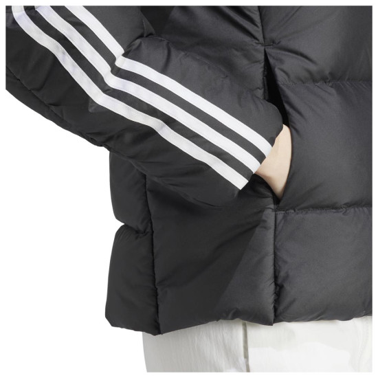Adidas Γυναικείο μπουφάν Essentials 3-Stripes Mid Down Hooded Jacket